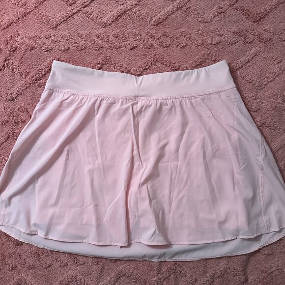 Lululemon Tennis Skirt Light Pink Color & Size : 12 , NWOT, Built in Shorts - Picture 1 of 6